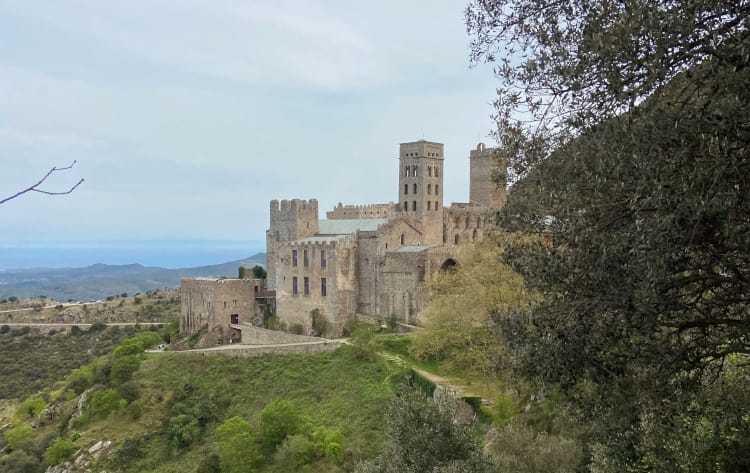 Ansicht Benediktinerkloster Sant Pere de Rodes